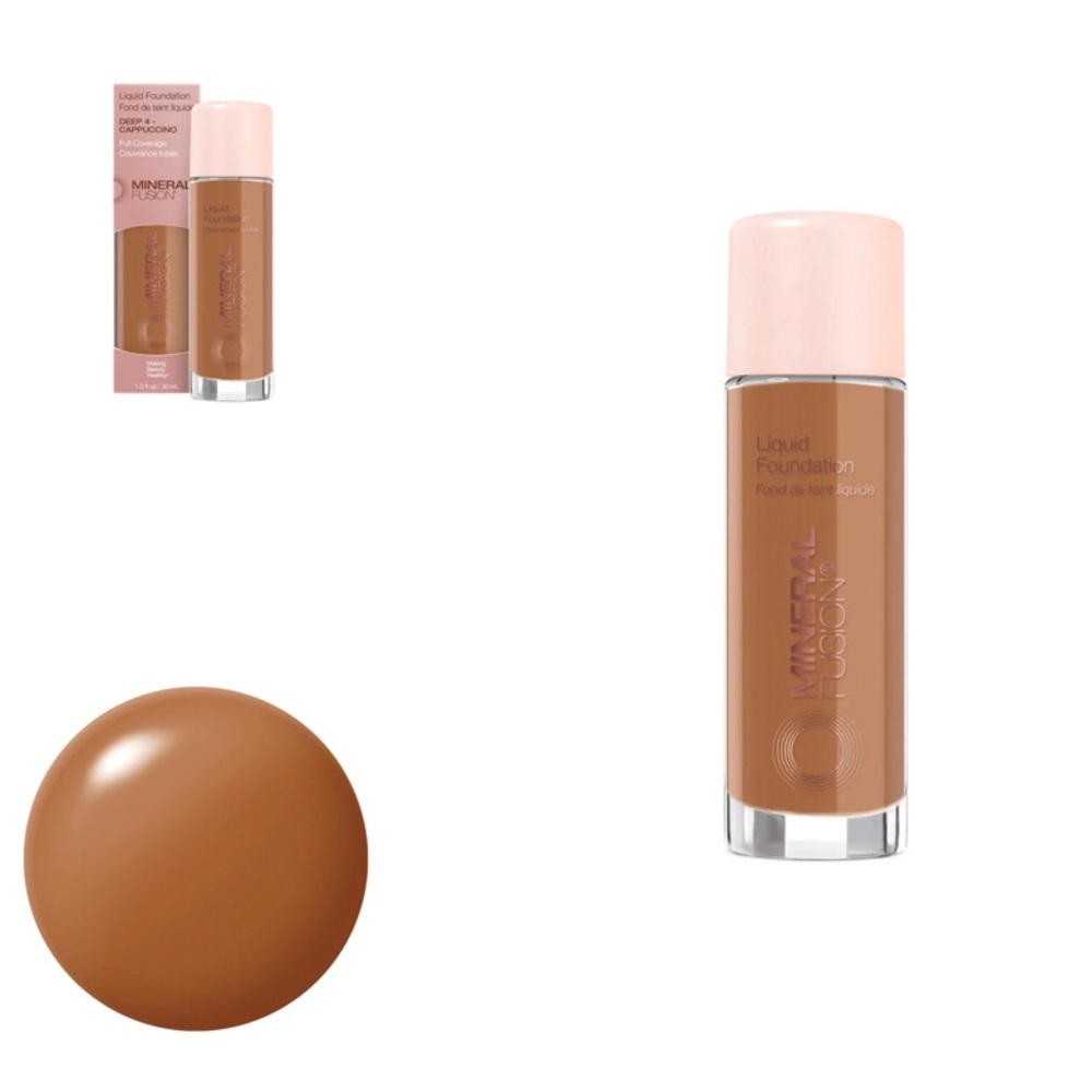 MINERAL FUSION Foundation. Deep-4 Cappuccino.